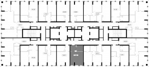 ЖК «MOD», планировка студии, 30.80 м²