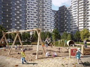 ЖК «Аквилон SKY», планировка студии, 25.40 м²