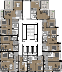 ЖК «Квартал Серебряный бор», планировка студии, 19.41 м²