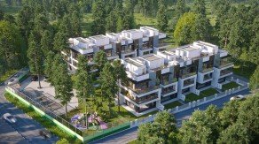 МЖК «Северная лисица», планировка 3-комнатной квартиры, 182.90 м²
