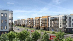 МЖК «Univer City», планировка 2-комнатной квартиры, 56.70 м²