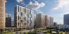 ЖК «Квартал Ивакино», планировка 1-комнатной квартиры, 36.47 м²
