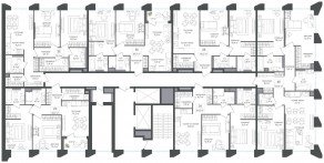 ЖК «Петровский парк II», планировка 3-комнатной квартиры, 102.50 м²
