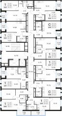 ЖК «GloraX Парголово», планировка 1-комнатной квартиры, 35.94 м²