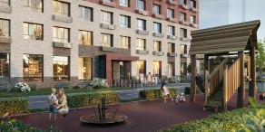 ЖК Новоград «Павлино», планировка 1-комнатной квартиры, 42.89 м²