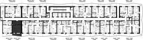 ЖК «Селигер Сити», планировка студии, 34.63 м²
