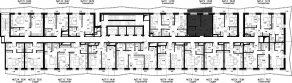 ЖК «Селигер Сити», планировка 1-комнатной квартиры, 40.78 м²