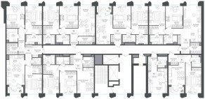 ЖК «Петровский парк II», планировка 2-комнатной квартиры, 63.40 м²