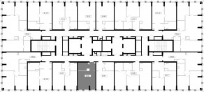 ЖК «MOD», планировка студии, 30.21 м²