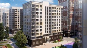 ЖК «Испанские кварталы», планировка 3-комнатной квартиры, 83.70 м²