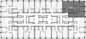 ЖК «MOD», планировка 4-комнатной квартиры, 112.09 м²
