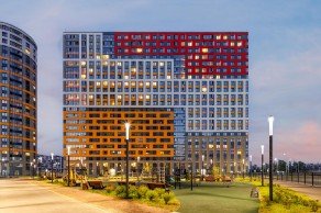 ЖК «Город Первых», планировка 3-комнатной квартиры, 73.90 м²