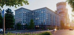 МФК «Стремянный 2», планировка студии, 35.00 м²
