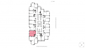 ЖК «Марк», планировка 1-комнатной квартиры, 37.10 м²