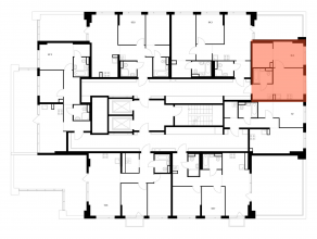ЖК «Бунинская набережная», планировка 1-комнатной квартиры, 36.20 м²