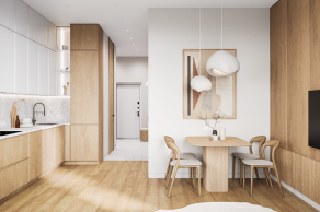 ЖК «ARTEL», планировка 2-комнатной квартиры, 50.40 м²