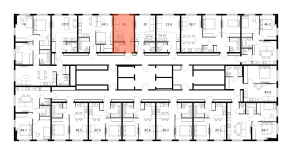 ЖК «Ярославский», планировка студии, 19.90 м²