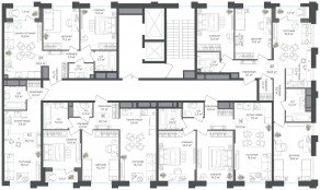 ЖК «Михалковский», планировка студии, 26.70 м²