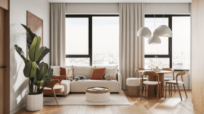 ЖК «ARTEL», планировка 3-комнатной квартиры, 69.10 м²