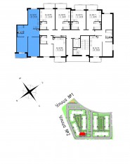 МЖК «Счастье 2.0», планировка 2-комнатной квартиры, 69.34 м²