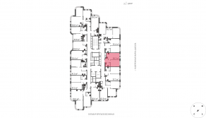ЖК «Марк», планировка 1-комнатной квартиры, 36.70 м²