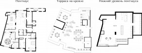ЖК «Риверхаус», планировка 5-комнатной квартиры, 334.60 м²