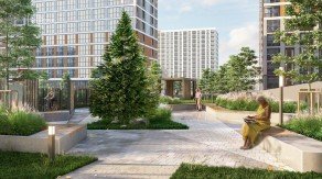 ЖК «Город звезд», планировка студии, 25.38 м²