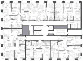ЖК «Петровский парк II», планировка 3-комнатной квартиры, 95.10 м²