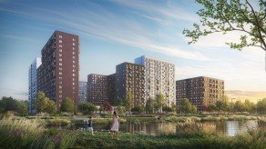 ЖК «Молжаниново», планировка студии, 22.28 м²