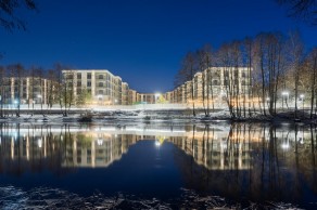 Апарт-комплекс «Bereg. Курортный», планировка студии, 35.26 м²