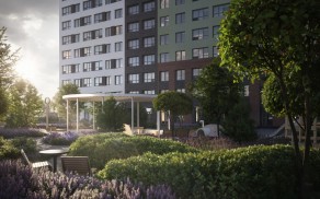 ЖК «Ultra City 3.0», планировка 2-комнатной квартиры, 70.61 м²