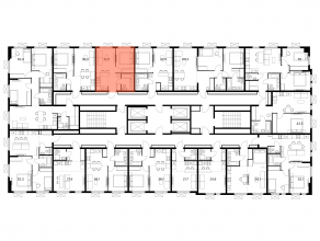 ЖК «Ярославский квартал», планировка 1-комнатной квартиры, 32.50 м²