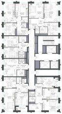 МФК «Варшавские ворота», планировка 2-комнатной квартиры, 55.70 м²