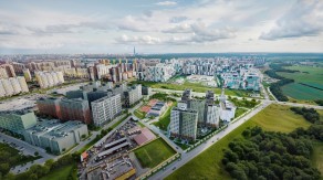 ЖК «Ultra City 3.0», планировка 2-комнатной квартиры, 70.61 м²