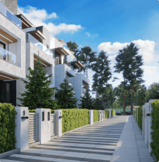 МЖК «Северная лисица», планировка 3-комнатной квартиры, 125.40 м²