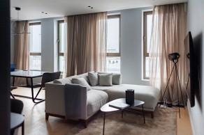ЖК «Golden City», планировка 3-комнатной квартиры, 110.00 м²