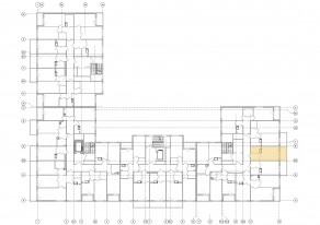 ЖК «Панорама Невы», планировка студии, 21.70 м²