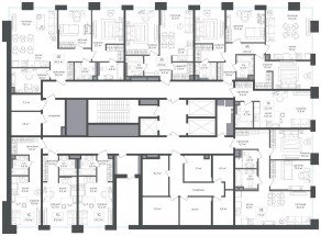 ЖК «Петровский парк II», планировка 2-комнатной квартиры, 71.10 м²