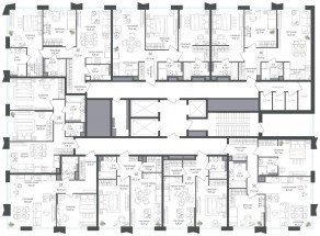 ЖК «Петровский парк II», планировка 2-комнатной квартиры, 62.30 м²