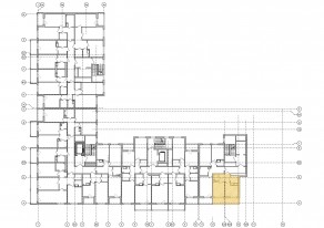 ЖК «Панорама Невы», планировка 1-комнатной квартиры, 28.90 м²