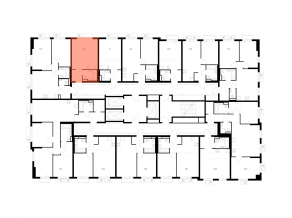 ЖК «Ярославский квартал», планировка студии, 24.90 м²