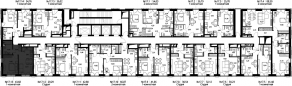 ЖК «Селигер Сити», планировка 1-комнатной квартиры, 44.64 м²