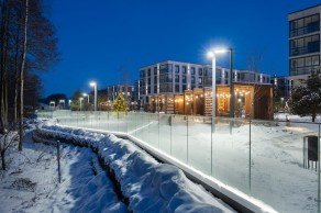 Апарт-комплекс «Bereg. Курортный», планировка 1-комнатной квартиры, 45.08 м²