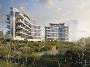 ЖК «Остров», планировка 3-комнатной квартиры, 134.60 м²