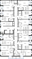 ЖК «GloraX Парголово», планировка 1-комнатной квартиры, 32.42 м²