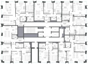 ЖК «Петровский парк II», планировка 3-комнатной квартиры, 109.60 м²