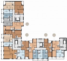 ЖК «Панорама Невы», планировка 1-комнатной квартиры, 35.20 м²