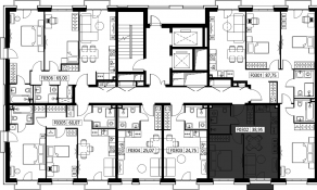 ЖК «Селигер Сити», планировка 1-комнатной квартиры, 39.68 м²