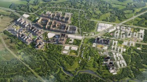 ЖК «Пригород Лесное», планировка студии, 26.13 м²