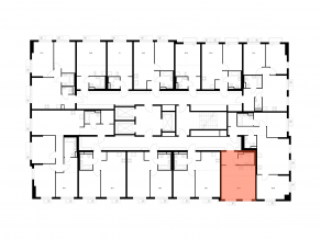 ЖК «Ярославский квартал», планировка студии, 28.80 м²